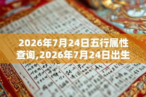 2026年7月24日五行属性查询,2026年7月24日出生五行属什么 2026年7月24日五行属性查询,2026年7月24日出生五行属什么