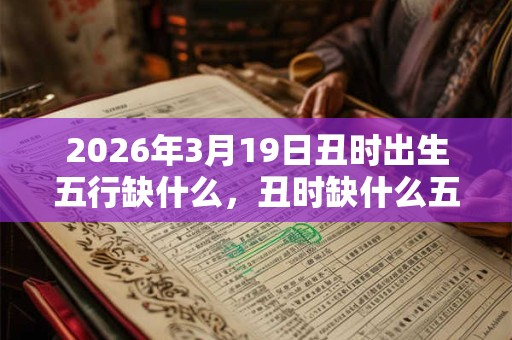 2026年3月19日丑时出生五行缺什么，丑时缺什么五行