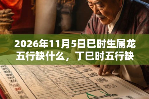 2026年11月5日巳时生属龙五行缺什么,丁巳时五行缺什么 2026年11月5日巳时生属龙五行缺什么,丁巳时五行缺什么