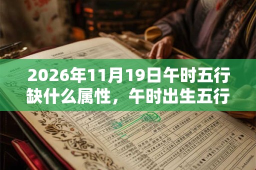 2026年11月19日午时五行缺什么属性，午时出生五行缺什么