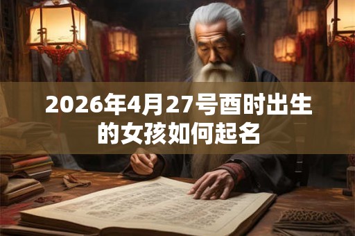 2026年4月27号酉时出生的女孩如何起名 2026年4月27号酉时出生的女孩如何起名