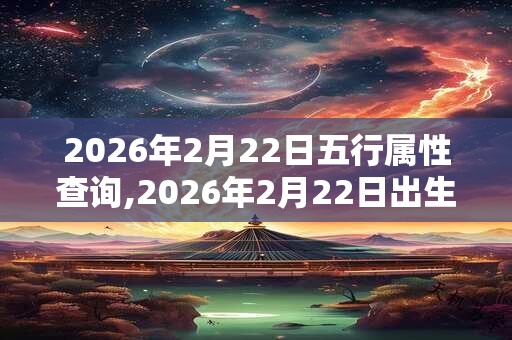 2026年2月22日五行属性查询,2026年2月22日出生五行属什么 2026年2月22日五行属性查询,2026年2月22日出生五行属什么