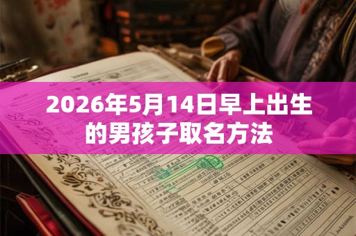 2026年5月14日早上出生的男孩子取名方法 2026年5月14日早上出生的男孩子取名方法