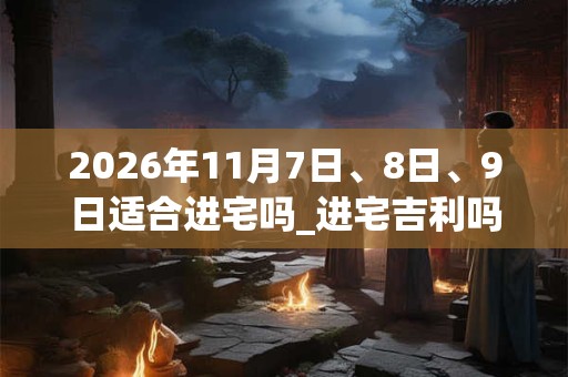2026年11月7日、8日、9日适合进宅吗_进宅吉利吗 2026年11月7日、8日、9日适合进宅吗_进宅吉利吗