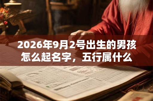 2026年9月2号出生的男孩怎么起名字,五行属什么 2026年9月2号出生的男孩怎么起名字,五行属什么