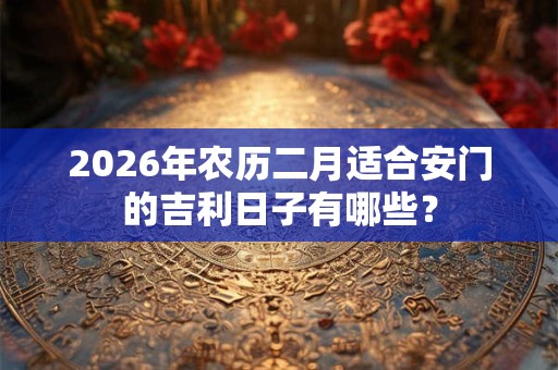 2026年农历二月适合安门的吉利日子有哪些? 2026年农历二月适合安门的吉利日子有哪些?