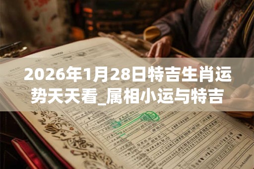 2026年1月28日特吉生肖运势天天看_属相小运与特吉生肖播报