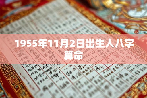 1955年11月2日出生人八字算命