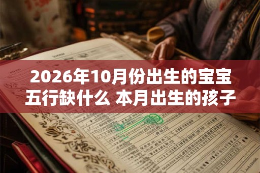 2026年10月份出生的宝宝五行缺什么 本月出生的孩子命好吗