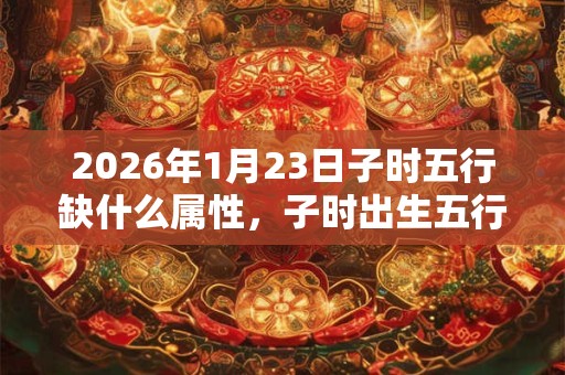 2026年1月23日子时五行缺什么属性，子时出生五行缺什么