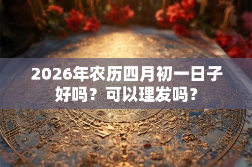 2026年农历四月初一日子好吗？可以理发吗？