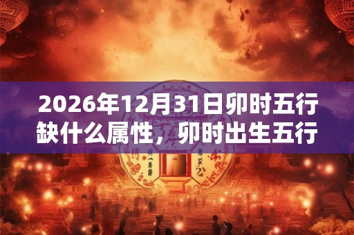 2026年12月31日卯时五行缺什么属性,卯时出生五行缺什么 2026年12月31日卯时五行缺什么属性,卯时出生五行缺什么
