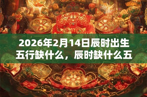 2026年2月14日辰时出生五行缺什么,辰时缺什么五行 2026年2月14日辰时出生五行缺什么,辰时缺什么五行