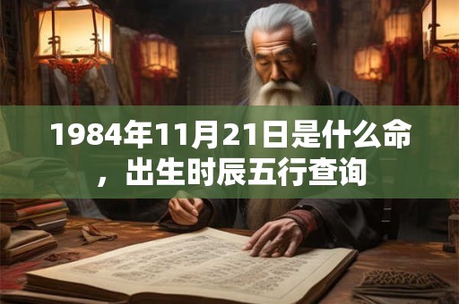 1984年11月21日是什么命,出生时辰五行查询 1984年11月21日是什么命,出生时辰五行查询