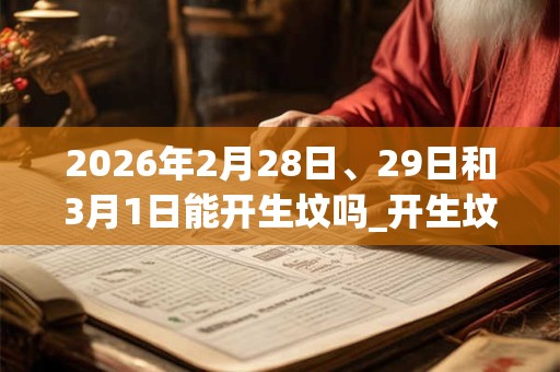 2026年2月28日、29日和3月1日能开生坟吗_开生坟是吉日吗 2026年2月28日、29日和3月1日能开生坟吗_开生坟是吉日吗