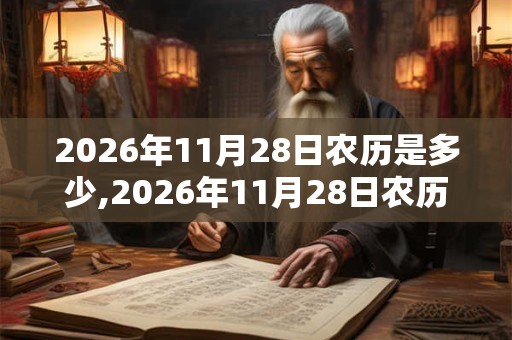 2026年11月28日农历是多少,2026年11月28日农历表 2026年11月28日农历是多少,2026年11月28日农历表