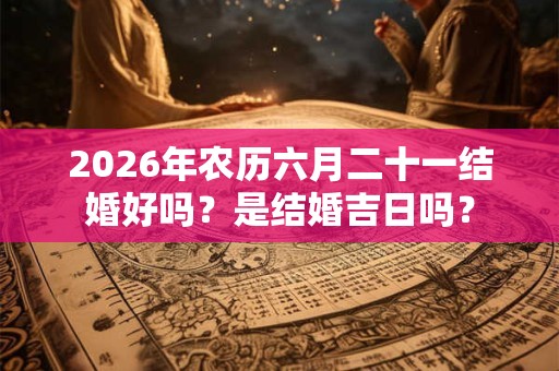 2026年农历六月二十一结婚好吗?是结婚吉日吗? 2026年农历六月二十一结婚好吗?是结婚吉日吗?