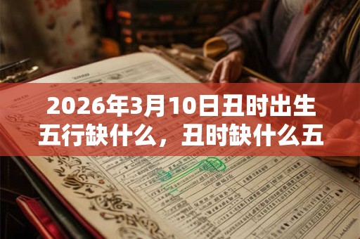 2026年3月10日丑时出生五行缺什么，丑时缺什么五行