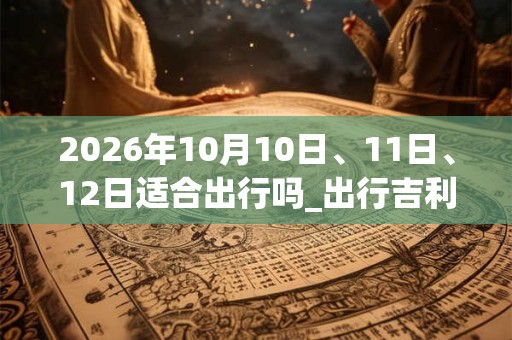 2026年10月10日、11日、12日适合出行吗_出行吉利吗 2026年10月10日、11日、12日适合出行吗_出行吉利吗