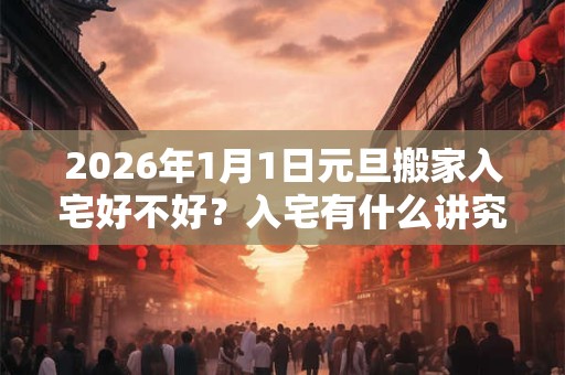 2026年1月1日元旦搬家入宅好不好?入宅有什么讲究和忌讳? 2026年1月1日元旦搬家入宅好不好?入宅有什么讲究和忌讳?