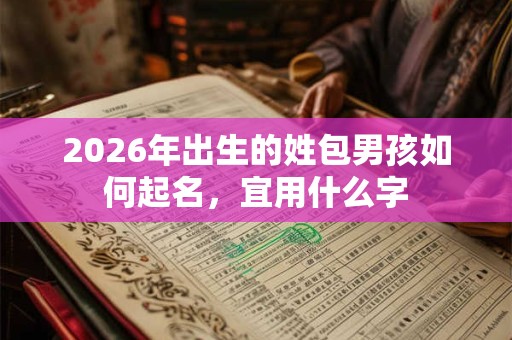 2026年出生的姓包男孩如何起名,宜用什么字 2026年出生的姓包男孩如何起名,宜用什么字