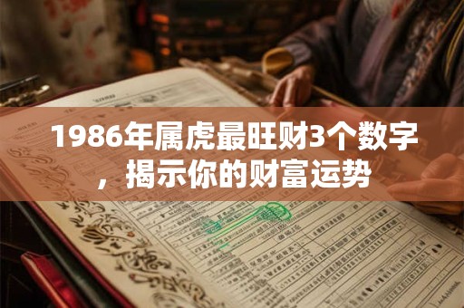 1986年属虎最旺财3个数字,揭示你的财富运势 1986年属虎最旺财3个数字,揭示你的财富运势