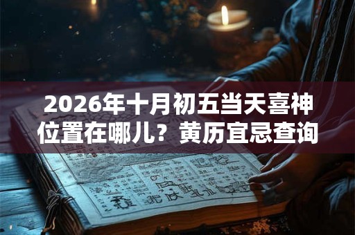 2026年十月初五当天喜神位置在哪儿?黄历宜忌查询 2026年十月初五当天喜神位置在哪儿?黄历宜忌查询