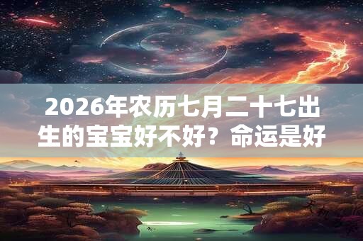 2026年农历七月二十七出生的宝宝好不好?命运是好是坏? 2026年农历七月二十七出生的宝宝好不好?命运是好是坏?