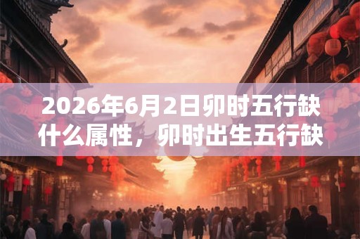 2026年6月2日卯时五行缺什么属性,卯时出生五行缺什么 2026年6月2日卯时五行缺什么属性,卯时出生五行缺什么