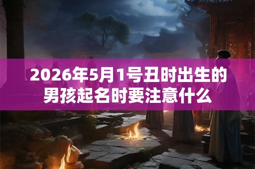 2026年5月1号丑时出生的男孩起名时要注意什么 2026年5月1号丑时出生的男孩起名时要注意什么