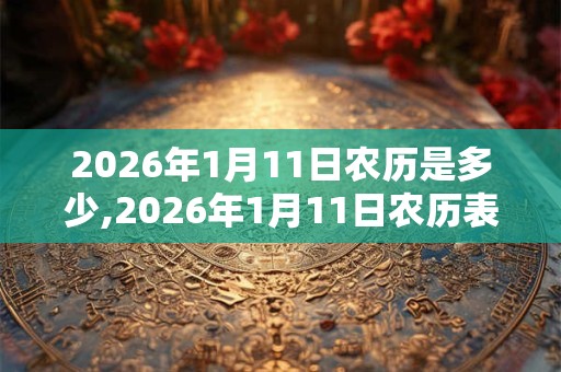 2026年1月11日农历是多少,2026年1月11日农历表 2026年1月11日农历是多少,2026年1月11日农历表