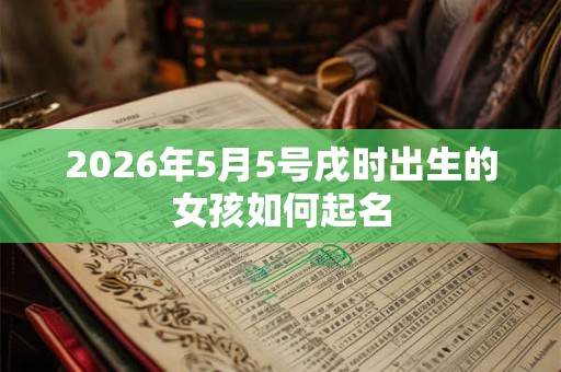 2026年5月5号戌时出生的女孩如何起名 2026年5月5号戌时出生的女孩如何起名