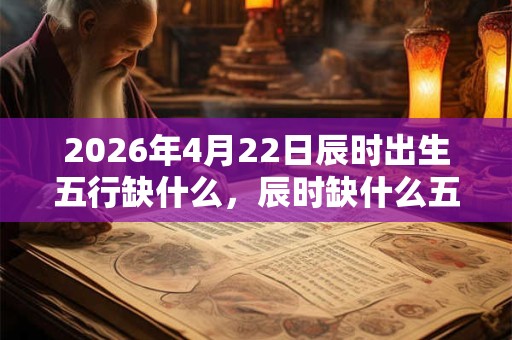 2026年4月22日辰时出生五行缺什么,辰时缺什么五行 2026年4月22日辰时出生五行缺什么,辰时缺什么五行
