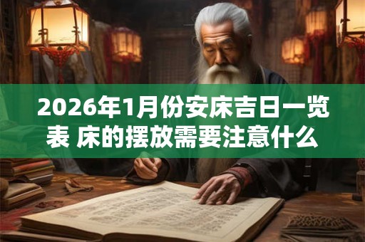 2026年1月份安床吉日一览表 床的摆放需要注意什么 2026年1月份安床吉日一览表 床的摆放需要注意什么