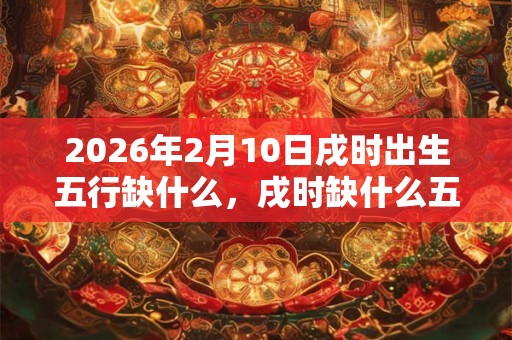 2026年2月10日戌时出生五行缺什么,戌时缺什么五行 2026年2月10日戌时出生五行缺什么,戌时缺什么五行