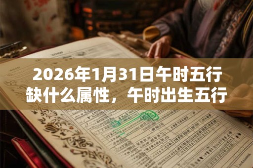 2026年1月31日午时五行缺什么属性,午时出生五行缺什么 2026年1月31日午时五行缺什么属性,午时出生五行缺什么