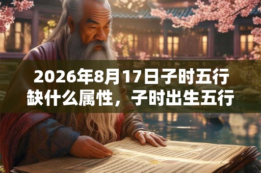 2026年8月17日子时五行缺什么属性,子时出生五行缺什么 2026年8月17日子时五行缺什么属性,子时出生五行缺什么