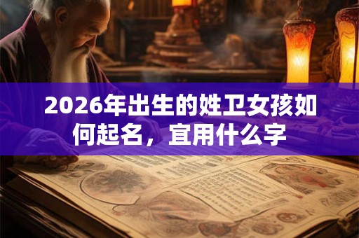 2026年出生的姓卫女孩如何起名,宜用什么字 2026年出生的姓卫女孩如何起名,宜用什么字