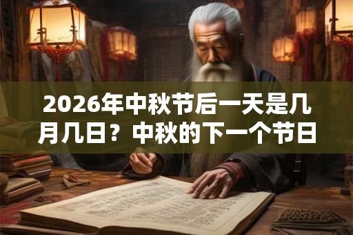 2026年中秋节后一天是几月几日?中秋的下一个节日 2026年中秋节后一天是几月几日?中秋的下一个节日