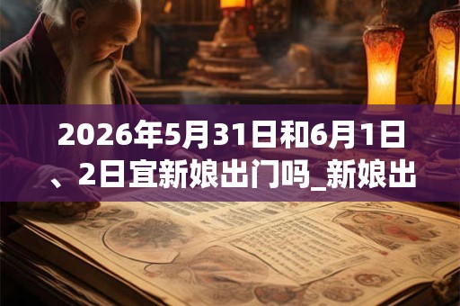 2026年5月31日和6月1日、2日宜新娘出门吗_新娘出门好不好 2026年5月31日和6月1日、2日宜新娘出门吗_新娘出门好不好