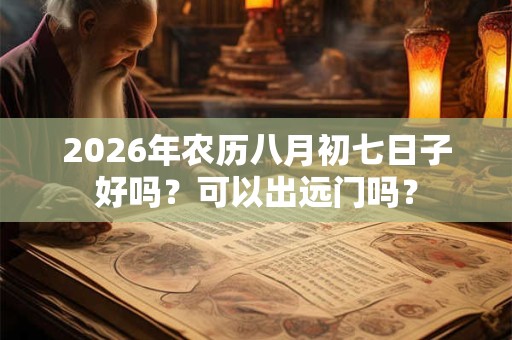 2026年农历八月初七日子好吗?可以出远门吗? 2026年农历八月初七日子好吗?可以出远门吗?