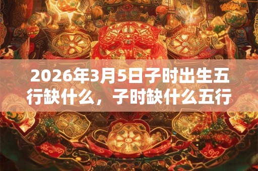 2026年3月5日子时出生五行缺什么,子时缺什么五行 2026年3月5日子时出生五行缺什么,子时缺什么五行