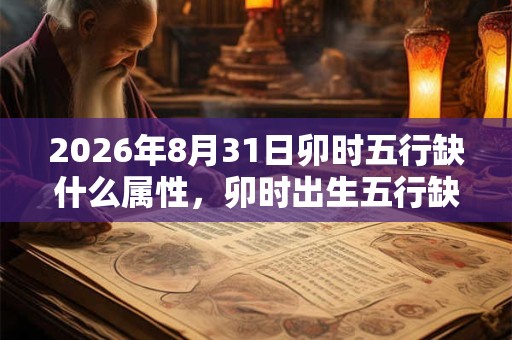 2026年8月31日卯时五行缺什么属性,卯时出生五行缺什么 2026年8月31日卯时五行缺什么属性,卯时出生五行缺什么