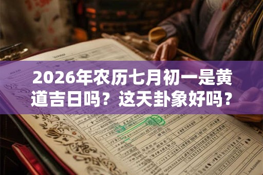2026年农历七月初一是黄道吉日吗?这天卦象好吗? 2026年农历七月初一是黄道吉日吗?这天卦象好吗?