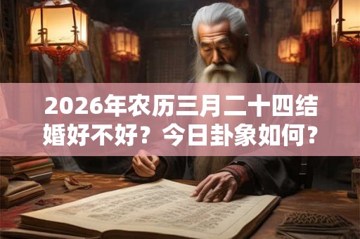 2026年农历三月二十四结婚好不好？今日卦象如何？