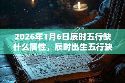 2026年1月6日辰时五行缺什么属性,辰时出生五行缺什么 2026年1月6日辰时五行缺什么属性,辰时出生五行缺什么