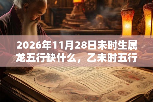 2026年11月28日未时生属龙五行缺什么,乙未时五行缺什么 2026年11月28日未时生属龙五行缺什么,乙未时五行缺什么
