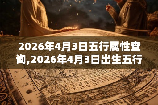 2026年4月3日五行属性查询,2026年4月3日出生五行属什么