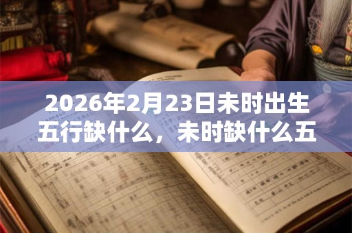 2026年2月23日未时出生五行缺什么，未时缺什么五行
