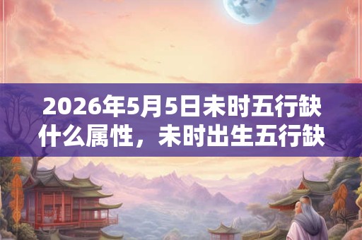 2026年5月5日未时五行缺什么属性，未时出生五行缺什么